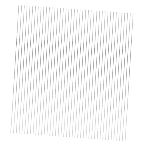WEKADRIN 100 Piezas Brochetas de Acero Inoxidable Pinchos para Barbacoa Resistentes para Camping Picnic y Parrilla Exterior Utensilios Bbq Duraderos y Reutilizables