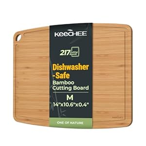Keechee Dishwasher Safe Bamboo Cutt...