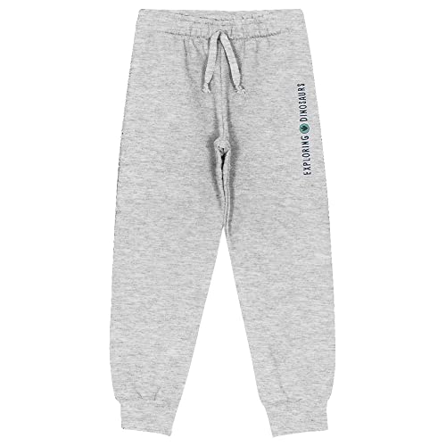 Calça Infantil Masculina de Moletom Rovitex Kids Cinza 14