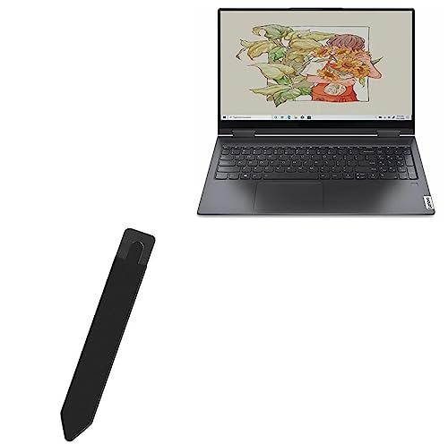 BoxWave Stylus Pouch Compatible with Lenovo Yoga 7i (15 in - 82BJ) - Stylus PortaPouch, Stylus Holder Carrier Portable Self-Adhesive for Lenovo Yoga 7i (15 in - 82BJ) - Jet Black