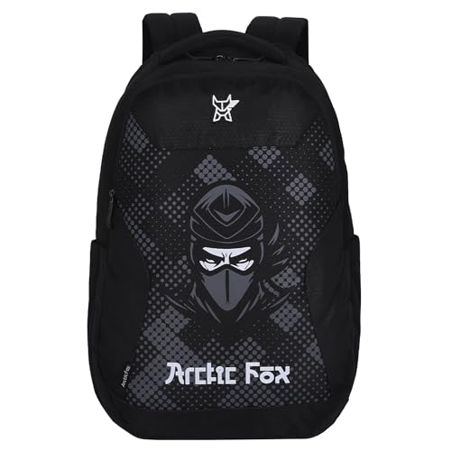 Arctic Fox Ninja Black 37 Liters, 15.6 inch Laptop Backpack for Men and Women (B0D7PYZCS5) Amazon Price History, Amazon Price Tracker