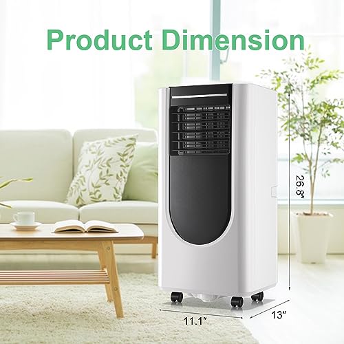 WANAI Portable Air Conditioner, 8000 BTU 6-in-1 Air Conditioner Cooling For Rooms Spaces Up To 250 Sq.Ft, Multi-Function Portable Air Conditioner Suitable For Bedroom, Office, Living Room - Thumbnail 4