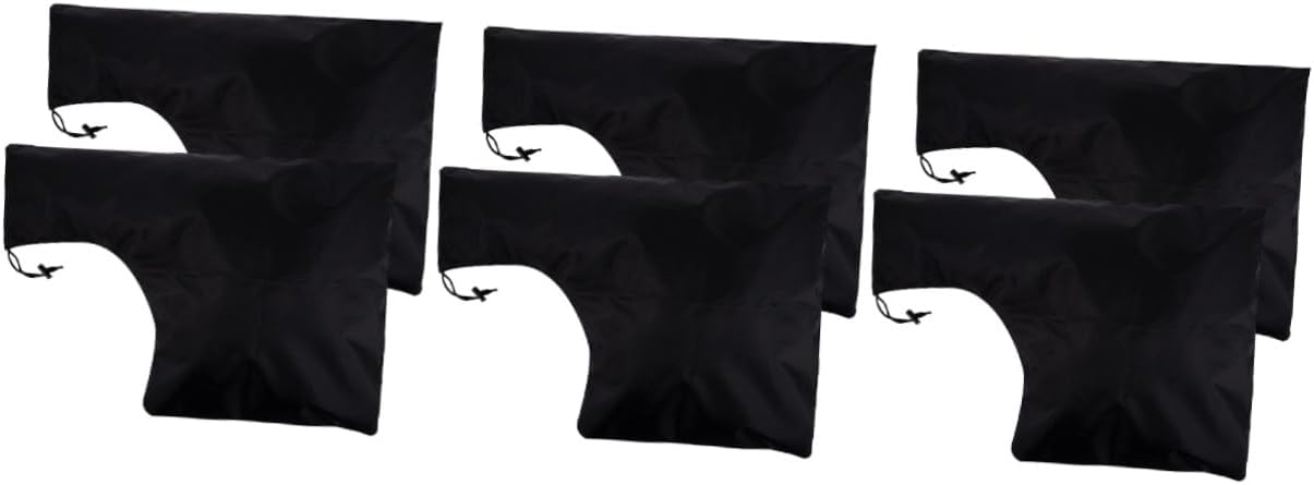 Sosoport 6pcs Leaf Blower Collection Bag Wear-Resistant Outdoor Leaf Pouch Design