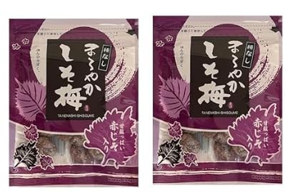 ハッピーカンパニー まろやかしそ梅 バラ小 70g 2袋セット 梅干し 種なし梅 お菓子 うめ 熱中症 対策 お茶請け 梅お菓子