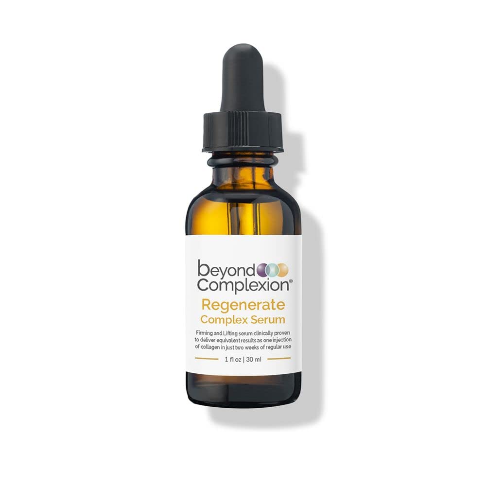 Regenerate Complex Serum - Topical Painless Alternative to Collagen Fillers Fortified with Glycosaminoglycans to Protect form Pollution UV