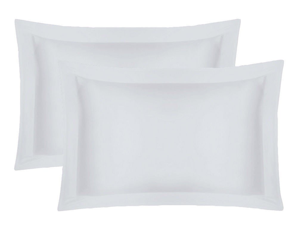 Goldstar White Oxford Pair Of Pillow Cases Hotel Quality 400 Thread 100% Egyptian Cotton Pillowcase