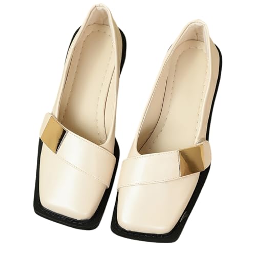 Fashionable Plus-Size Women's Pointed-Toe Design Loafers. Soft and Comfortable Upper. Rubber Anti-Slip Sole. Suitable for All Seasons. Office use.