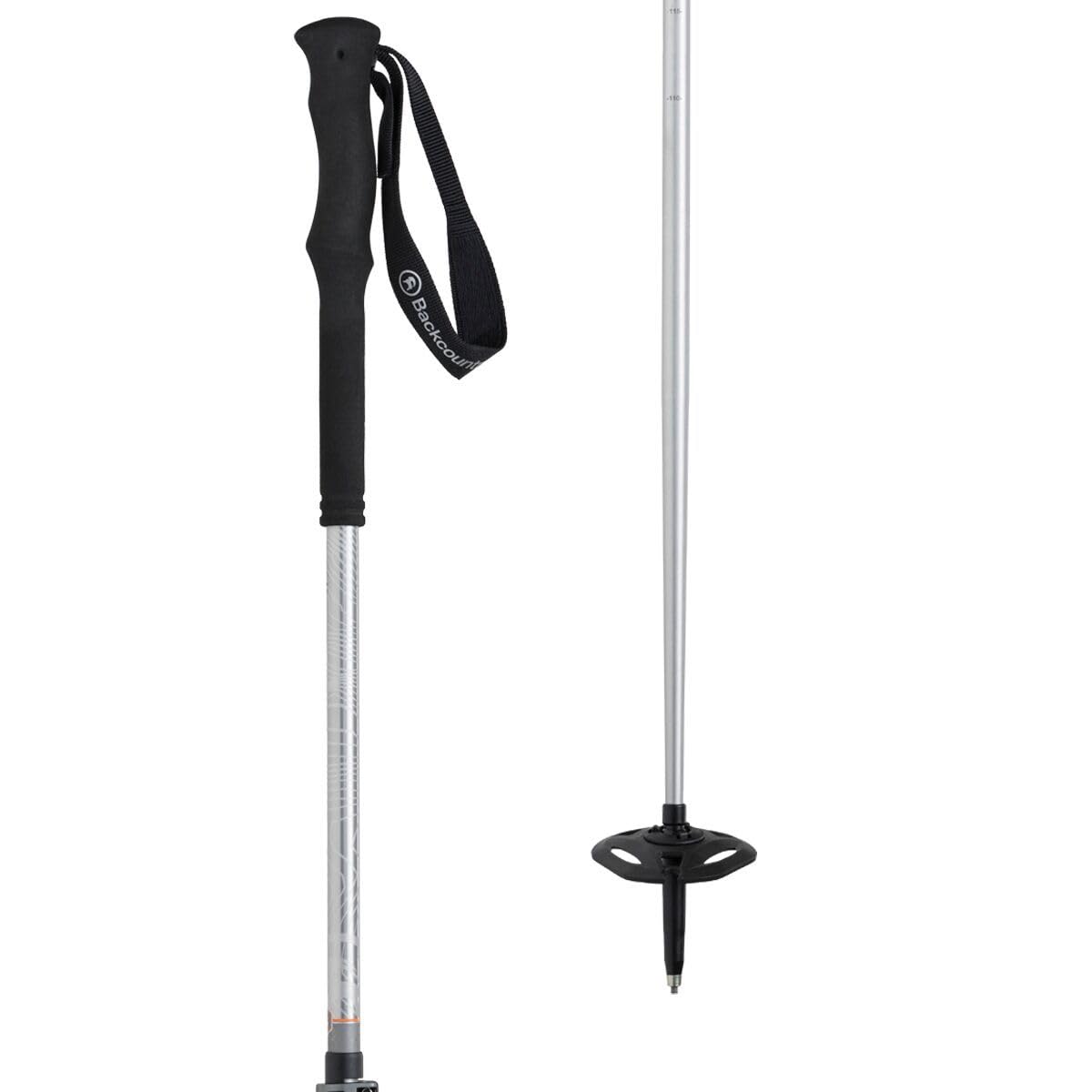 Titanal Tour Pro 2 Ski Touring Poles, Black Geo Topo, One Size