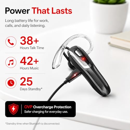 Auricular Bluetooth In Ear con Cancelación de Ruido y Micrófono miniatura 3