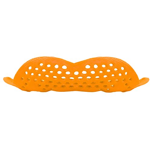 SISU Mouth Guards Junior 1.6mm Custom Fit Sports Mouthguard for Kids, Original, Tangerine Orange