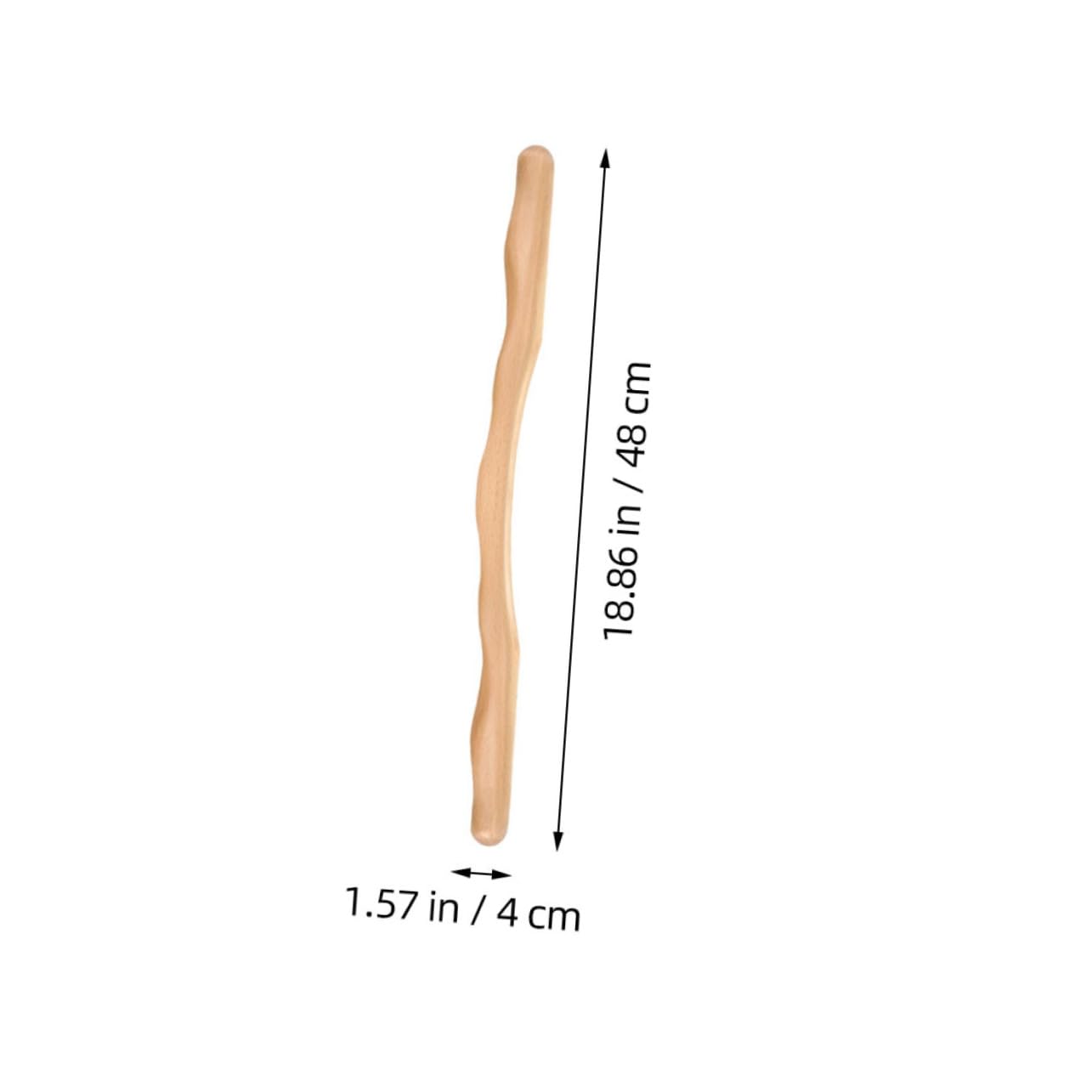Masajeador de Madera para Masaje Corporal Palo de Masaje 48 Cm Madera Natural Antiestrés Uso en Hogar Relajación Muscular y Alivio para Hombros y Espalda Varios estilos