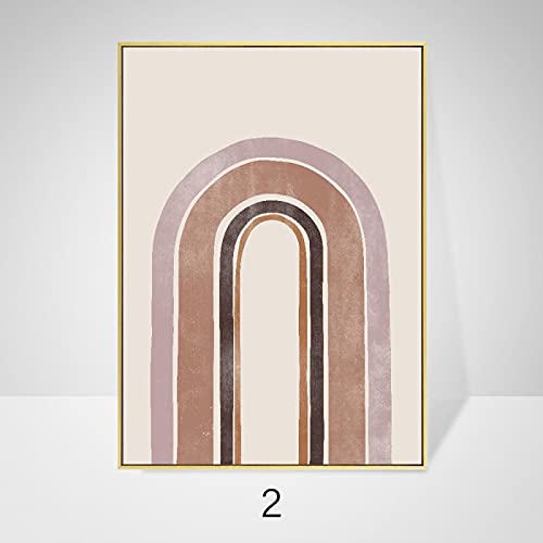 Pintura nórdica de lienzo abstracto arte moderno de pared minimalista de alta calidad 50x70 cm 4