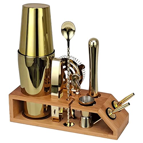 Set Bartender 10 Piezas con Soporte de Bambú Estilizado miniatura 1
