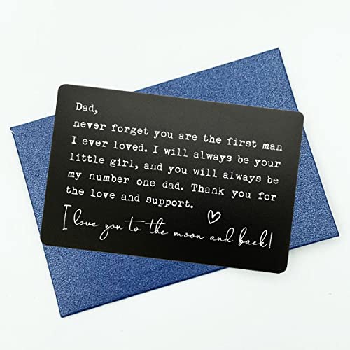Wallet Insert For Dad, Father's Day Gift for Dad From Daughter, Dad Birthday Gift, Thank You Dad Gifts, Dad Gift From Kids, Christmas Gifts for Dad3