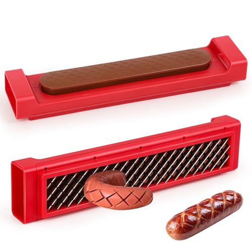 COSPELEY Pop-Out Hot Dog Slicer