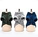 Hundepulli Hunde Bekleidung Hundemantel Haustiere Katze Welpen Winterjacke mit Brustschutz Winter Hundejacke Baumwolle Winterpulli Hundebekleidung für Outdoor Geschenk Freizeit Spazieren Grün XL