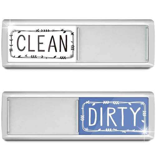 Dishwasher Magnet Clean Dirty Sign, Kitchen Decor and Accessories, Clean Dirty Magnet for Dishwasher, Washing Machine, Microwave Oven, Refrigerator