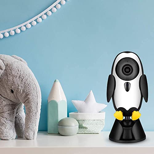 Image of Qubo Baby Cam from Hero Group Baby Monitor 2MP Wi-Fi 1080p Full HD Baby Cry Alert Sleep Monitor Audio & Video Monitor | Mobile App Connectivity | Cloud & SD Card Recording (Black) (Pack of 2)
