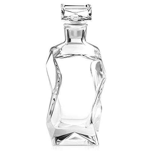 Foto von Maverton Whiskey Karaffe + 6 Whiskygläser Set mit Gravur - 700ml Whisky Dekanter - Perfekte Man Presents - Vatertagsgeschenk – Männergeschenke - Geburtstagsgeschenk Mann - Glückwünsche