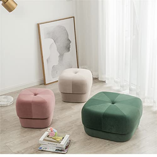 Tabourets à Langer Ronds en Tissu pour Canapés et Petits Espaces Cosy - 3