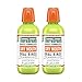 TheraBreath Dry Mouth Oral Rinse, Tingling Mint, Dentist Formulated, 16 Fl Oz (2-Pack) & Fresh Breath Dentist Formulated 24-Hour Toothpaste, Mild Mint, 4 Ounce (Pack of 2)