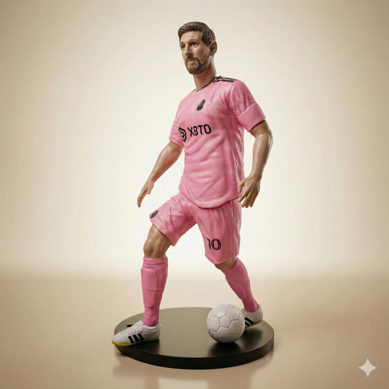 Image of Premium Action Figures Collectible for Office Desk, Study Table, Car Dashboard, Decoration for Anime Lovers, Fans, Kids, Collectors (Messi)