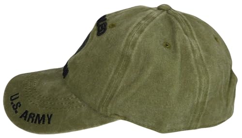 Gorra Bordada Ajustable Verde Oliva US Army Trade Winds miniatura 4