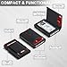 Wallet for Men Wallet with Slim Pop Up Card Holder 9-13 Cards, Bifold Minimalist Smart Wallet RFID Blocking Credit Card Holder with ID Window & Stretchable Cash Slot Compact Metal Aluminum Card Case