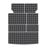 WDYOYS Cargo Mat for 2017-2024 Nissan Armada 7 Seats Trunk Mat & 2ND+3RD Row Rear Backrest Mat, All Weather Rear Cargo Liner Back Seat Cover Protector