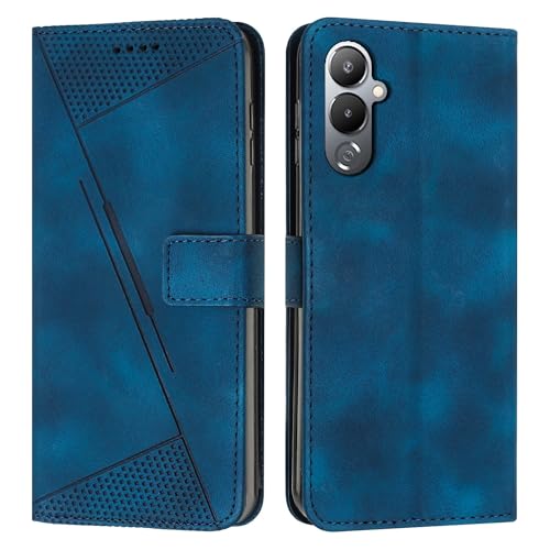 Étui Tecno Pova 4 bleu protection intégrale avec fente pour carte