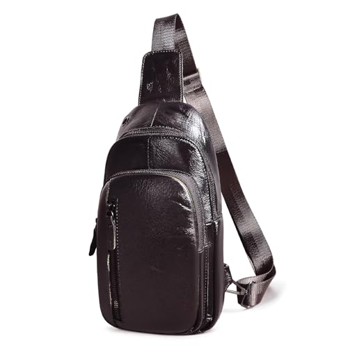 Sac à bandoulière unique sac à dos en cuir hommes loisirs travel