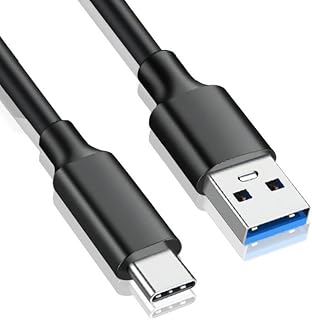 USB to USB C Cable, 1-Pack USB A to Type C Charger Cord Fast Charging for Phone Tablet Potable Disk