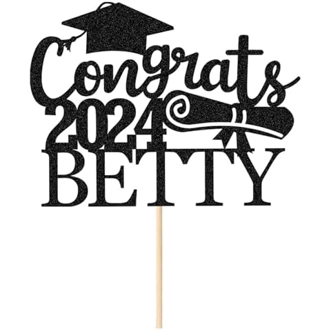 Personalised Graduation Cake Toppers by EDSG Cover