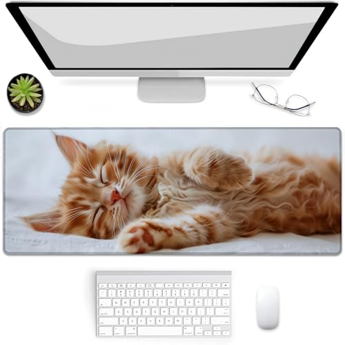 Tapis de souris de jeu durable et précis motif chat mignon