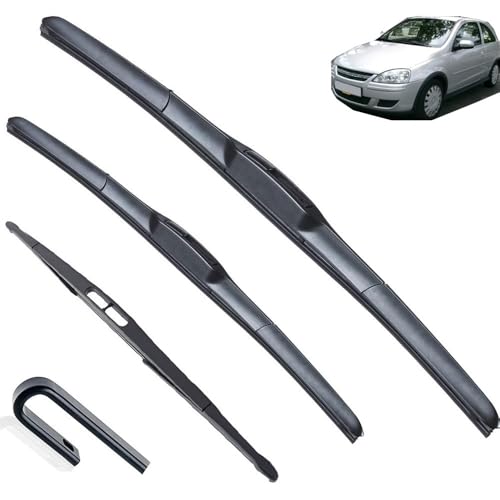 Essuie-glace Opel Corsa C | Fini les bruits et les traces de pluie avec ce kit complet 20+18+16