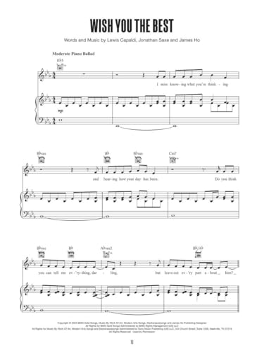 Broken by Desire to Be Heavenly Sent: Piano / Vocal / Guitar (Lewis Capaldi)