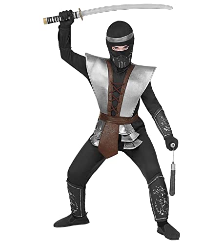 W WIDMANN MILANO Party Fashion - Déguisement enfant Maître Ninja, guerrier japonais, carnaval