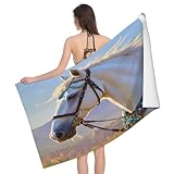 【 Léger & Compact 】 Design compact, petit et léger, facile à plier et à transporter, vous pouvez l'emporter partout comme serviette de voyage, prenant moins de place dans votre sac ou votre valise.