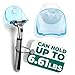 Grip Suction Razor Holder Clear Blue Plastic Super Suction Cup Razor Rack Bathroom Razor Cup Shaver Storage