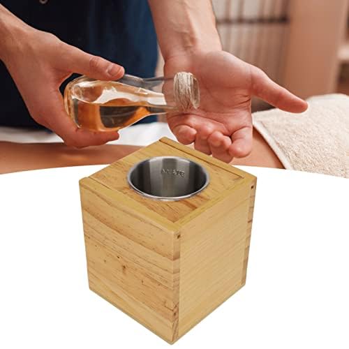 Brrnoo Calentador de Botella de Aceite Ajustable para Masaje, Calentador de Loción de Spa, Dispensador de Aceite Calentado, Loción y Crema Calentador de Aceite Eléctrico
