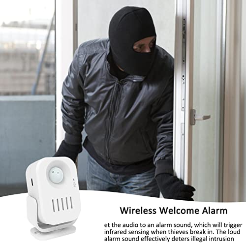 Carrilhão de campainha | Sino de entrada da porta da loja,Alarme de segurança com detector de sensor