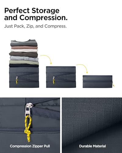 Valise mal rangée ? Solution cubes d'emballage Spigen Life imperméables lot de 2 - 3
