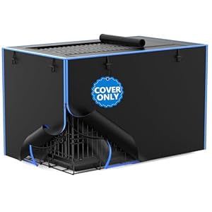 Dog Crate Cover, 600D Oxford Kennel Kennel Covers with Waterproof, Windproof, Breathable Mesh, Storage Pocket, 42 Inch, Cage Covers for Cat Large Dog