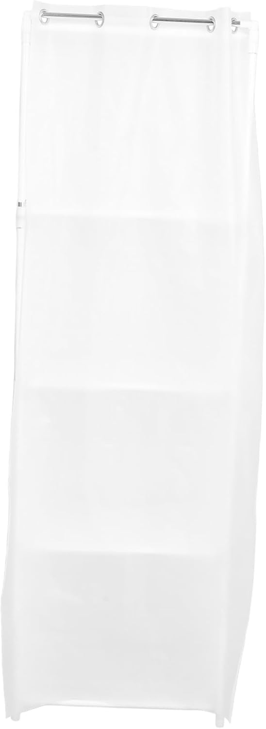 IMIKEYA Multi-Layer Mini Closet Organizer with Shelves Freestanding White Storage Cabinet for Clothes Laundry Room Bedroom or Bathroom Use