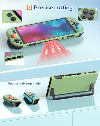 Image of WAXITY Dockable Protective Case for Nintendo Switch 2-Light Green