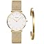 White Surface, Golden Bracelet, Golden Bangle