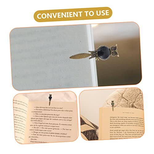 Marque-pages forme de hibou accessoires lecture décoratifs étudiants
