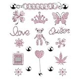Rhinestone Bling Charms for Clog Shoes Decoration, Diamond Trend Designer...