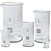 Glass Tall Form Beaker Set, 5 Sizes - 50, 100, 250, 500, and 1L, 3.3 Borosilicate Glass, Karter Scientific 213F19