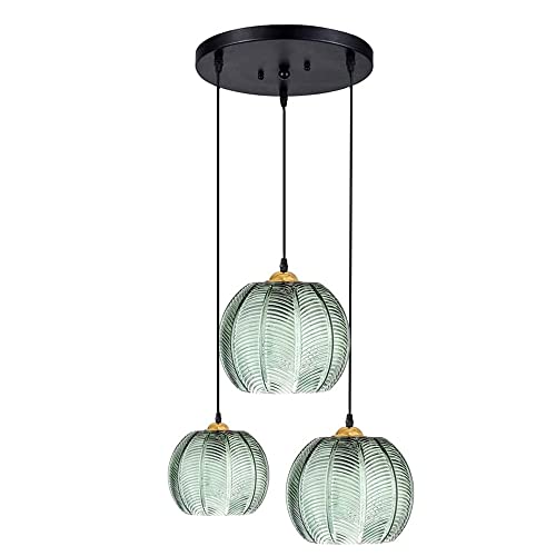 Suspension verre vert réglable pour en finir avec les pièces sombres et sans personnalité